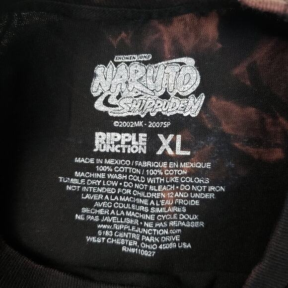 Ripple Junction Naruto Custom Bleach Dyed T-Shirt Men's Size XL - Picture 6 of 10